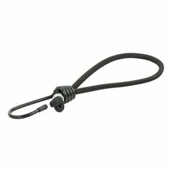 Tent tensioner elastic black with hook 4 pieces