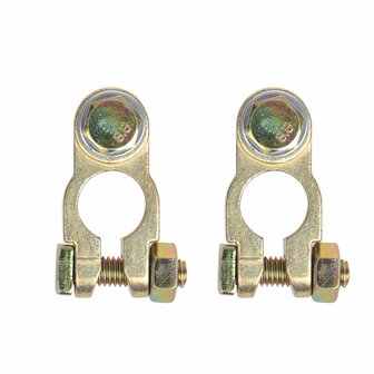 Battery terminal clamps set (+) and (-) with bolt
