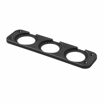 Flush-mounted installation frame triple
