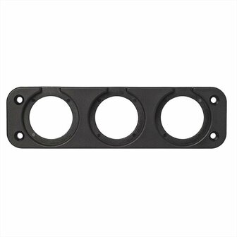 Flush-mounted installation frame triple