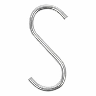 S-hook dia 4 mm 6 cm 6 pieces