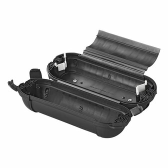 Safety box for Schuko plug connections black