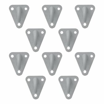Rope hook plastic 45x39mm 10 pieces