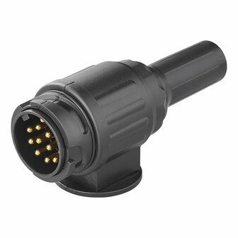 Plug 13-pin PVC type Jaeger with 2-hole tulle