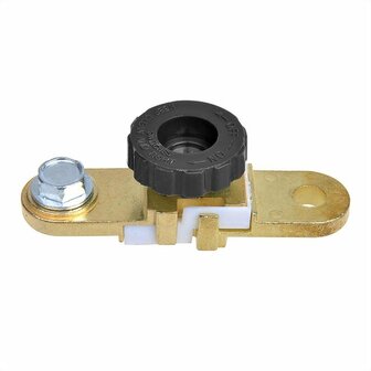 Battery terminal clamp (-) with circuit breaker flat