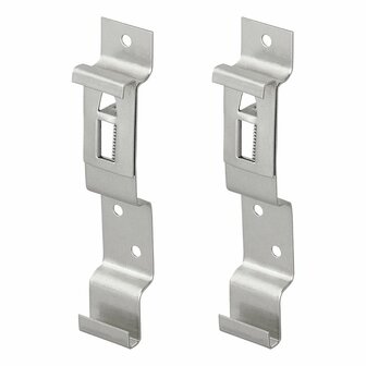 License plate clamp 2 pieces