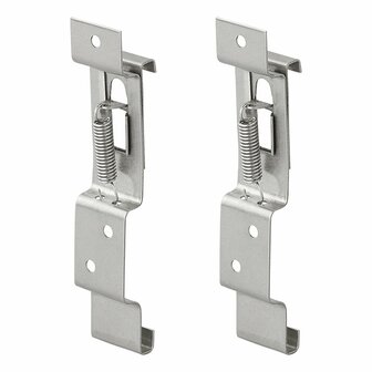 License plate clamp 2 pieces