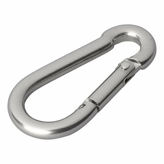 Stainless steel snap hook 6x60mm 2 pieces