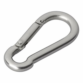 Stainless steel snap hook 6x60mm 2 pieces