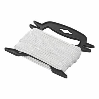 Guy line 4mm x 20m white on reel