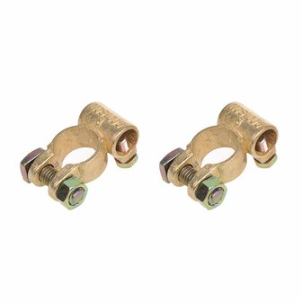 Battery terminal clamps set (+) and (-) 35-50mm