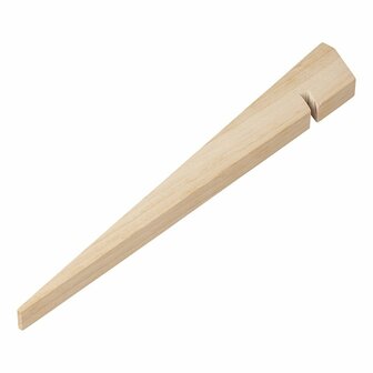 Tent peg 30cm wood 4 pieces in polybag