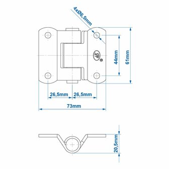 Hinge SPP ZW-02.40