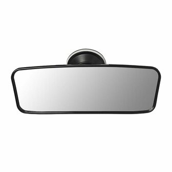 Rear-view mirror 180x62mm with suction cup