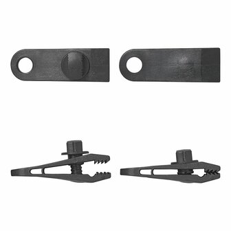 Tent carpet clips with screw - set of 4