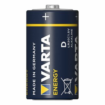 Varta Energy Alkaline batteries D 2 pieces