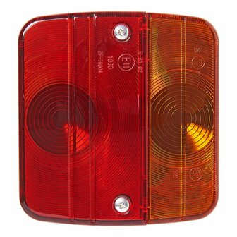 Rear light 4 functions 98x104mm