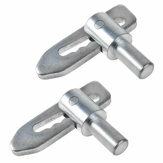 Fall lock weldable 2 pieces