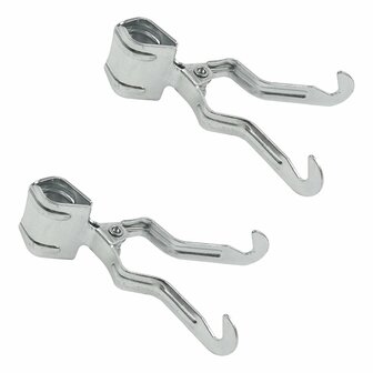 Tent pole clamp hook 2 pieces