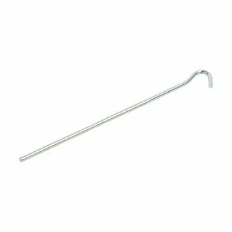 Tent peg 22cm metal with open eye 10 pieces in polybag