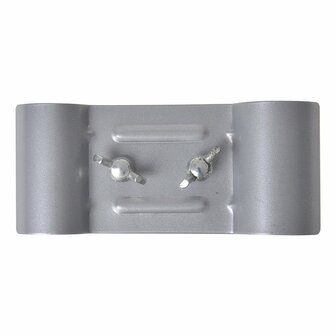 Nose wheel clamp for rotary clothes dryer