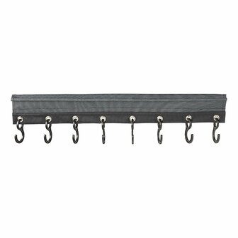Universal coat rack with bead and Velcro