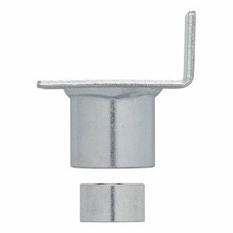 Adapter for bottle jack with single raised edge