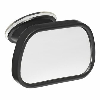 Interior mirror with suction cup and clip