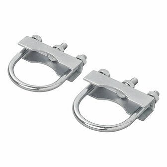 U-bracket round 60/70mm for nose wheel clamp - set of 2 pieces