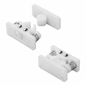 Door stop with metal springs for caravan/camper