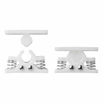 Door stop with metal springs for caravan/camper