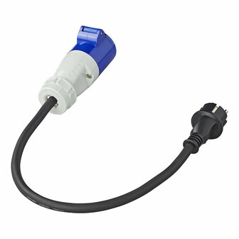 Adapter cable 40cm 3x2.5mm&sup2; from Schuko plug to CEE