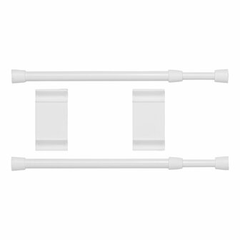 Locking rods double extendable 25.5-43cm