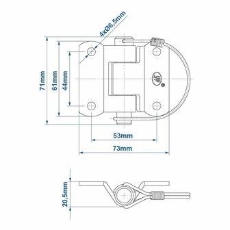 Hinge SPP ZW-03.40