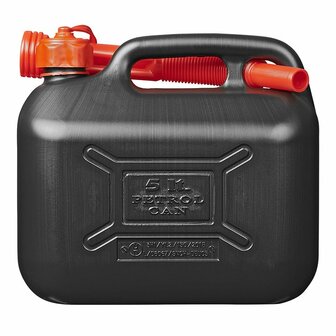 Jerrycan 5L plastic black UN-approved