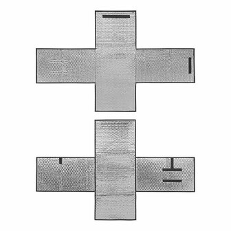 Battery thermal cover for 32Ah-45Ah batteries
