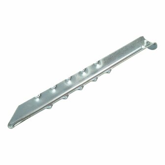 Tent peg 30cm metal ribbed 2 pieces in polybag