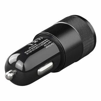 USB fast charger type A + C 2-way 12/24V 3100mA