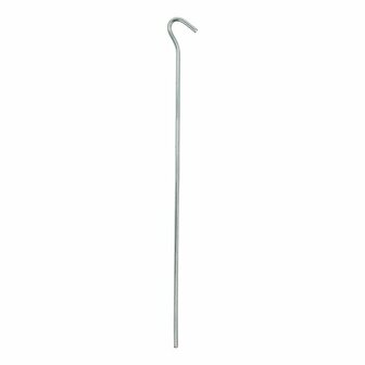 30cm metal tent peg with open eye 10 pieces in polybag