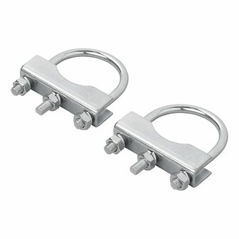 U-bracket round 60/70mm for nose wheel clamp - set of 2