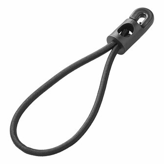 Elastic loop with plastic hook - set of 10 pieces