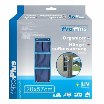Organizer 4-compartment 20x57cm