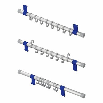 Tent coat rack 8-hook