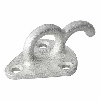 Rope hook metal with eye 70x45mm 5 pieces
