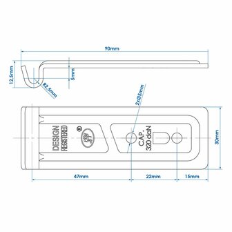 Counterpart for tension lock SPP ZN-06
