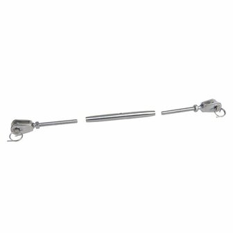 Mitten tensioner M5 for sail, 2.5mm, A4 stainless steel AISI 316
