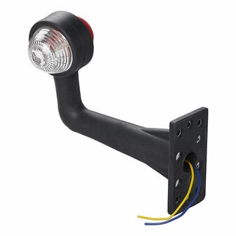 Width light red/white 185mm angled