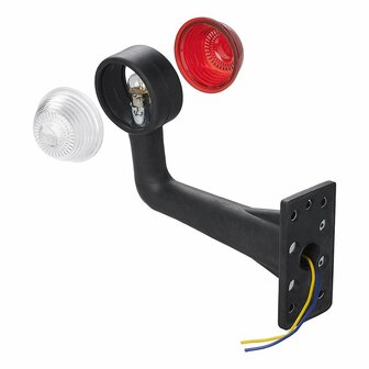 Width light red/white 185mm angled