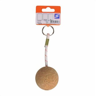 Key ring with cork ball (floating)