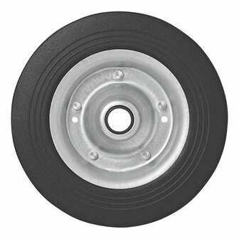 Nose wheel tire rim metal with rubber tire 200x50mm